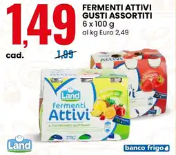 Eurospin Fermenti attivi gusti assortiti Land offerta