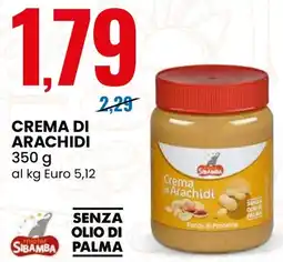 Eurospin Crema di arachidi SIBAMBA offerta