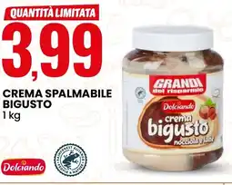 Eurospin Dolciando crema spalmabile bigusto offerta