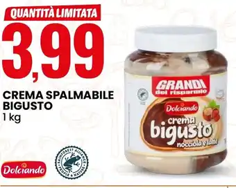 Eurospin Dolciando crema spalmabile bigusto offerta