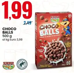 Eurospin Choco balls TRE MULINI offerta