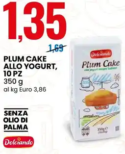 Eurospin Plum cake allo yogurt Dolciando offerta