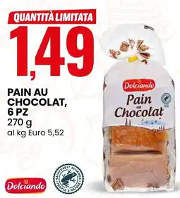 Eurospin Pain au chocolat Dolciando offerta