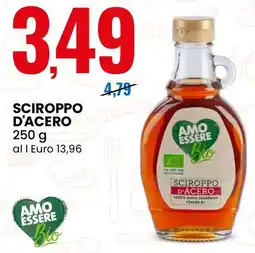 Eurospin Sciroppo d'acero AMO ESSERE Veg offerta