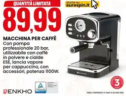 Eurospin Macchina per caffè ENKHO offerta