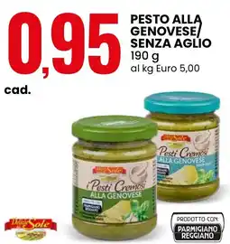 Eurospin Pesto alla genovese senza aglio Deli Sole offerta