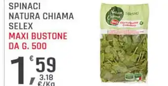 Supermercati Dok Spinaci natura chiama SELEX offerta