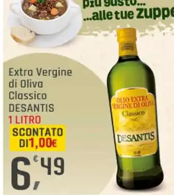 Supermercati Dok Extra vergine di oliva classico DESANTIS offerta