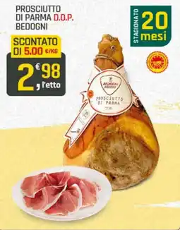 Supermercati Dok Prosciutto di parma d.o.p. BEDOGNI offerta