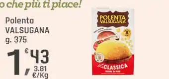 Supermercati Dok Polenta VALSUGANA offerta