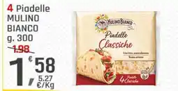 Supermercati Dok 4 piadelle MULINO BIANCO offerta