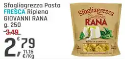 Supermercati Dok Sfogliagrezza pasta fresca ripiena GIOVANNI RANA offerta