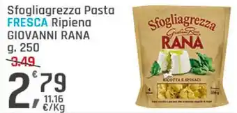 Supermercati Dok Sfogliagrezza pasta fresca ripiena GIOVANNI RANA offerta