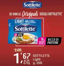 Supermercati Dok SOTTILETTE Light offerta