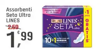 Supermercati Dok Assorbenti Seta Ultra LINES offerta