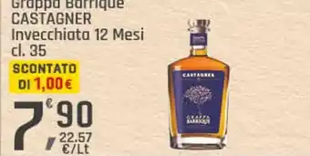 Supermercati Dok Grappa barrique CASTAGNER offerta