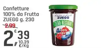 Supermercati Dok Confetture 100% da frutta ZUEGG offerta