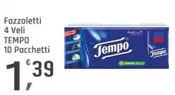 Supermercati Dok Fazzoletti 4 veli TEMPO offerta