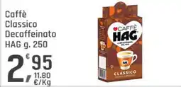 Supermercati Dok Caffè classico decaffeinato HAG offerta