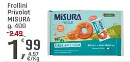 Supermercati Dok Frollini Privolat MISURA offerta