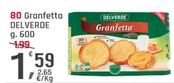 Supermercati Dok 80 granfetta DELVERDE offerta