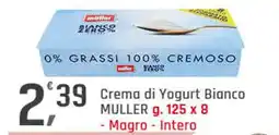 Supermercati Dok Crema di yogurt bianco MULLER offerta