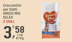 Supermercati Dok Croccantini per gatti amico mio SELEX offerta