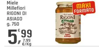 Supermercati Dok Miele millefiori RIGONI DI ASIAGO offerta