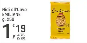 Supermercati Dok Nidi all'Uovo EMILIANE offerta