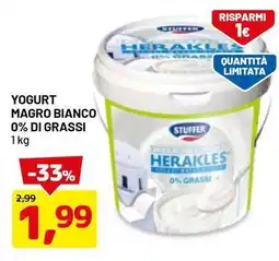 DPiù Yogurt magro bianco 0% di grassi STUFFER offerta