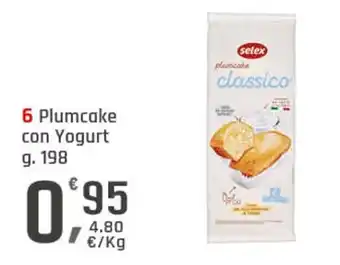 Supermercati Dok 6 plumcake con yogurt SELEX offerta