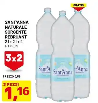 DPiù SANT'ANNA Naturale sorgente rebruant offerta