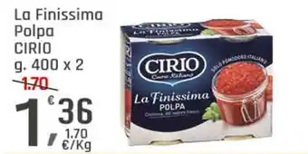 Supermercati Dok La finissima polpa CIRIO offerta