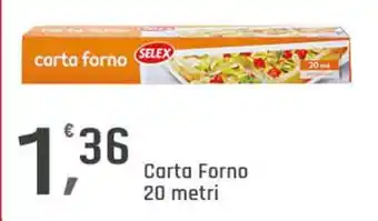 Supermercati Dok Carta forno SELEX offerta