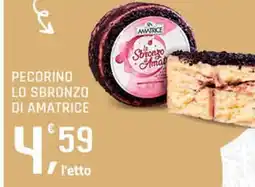 Supermercati Dok Pecorino lo sbronzo di AMATRICE offerta