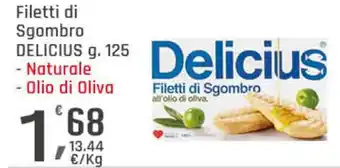 Supermercati Dok Filetti di Sgombro DELICIUS offerta