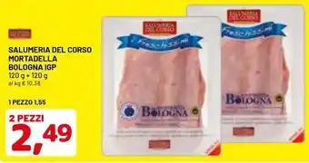 DPiù Salumeria del corso mortadella bologna igp offerta