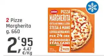 Supermercati Dok 2 pizze margherita SELEX offerta