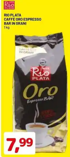 DPiù Rio plata caffè oro espresso bar in grani offerta