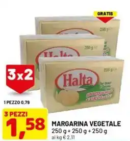 DPiù Margarina vegetale Halta offerta