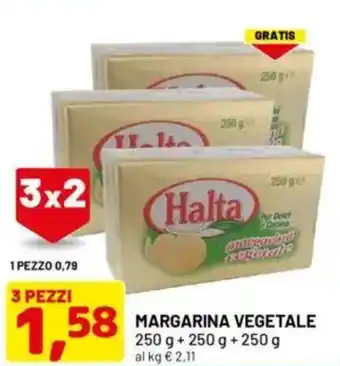 DPiù Margarina vegetale Halta offerta