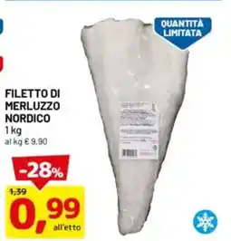 DPiù Filetto di merluzzo NORDICO offerta