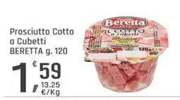 Supermercati Dok Prosciutto cotto a cubetti BERETTA offerta