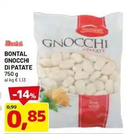 DPiù Bontal gnocchi di patate offerta