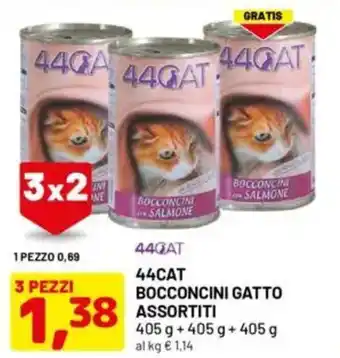 DPiù 44CAT Bocconcini gatto assortiti offerta