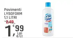 Supermercati Dok Pavimenti LYSOFORM offerta