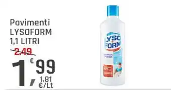 Supermercati Dok Pavimenti LYSOFORM offerta