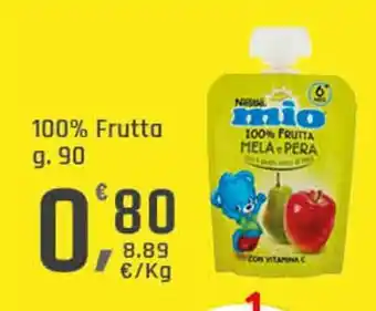 Supermercati Dok 100% frutta NESTLE MIO offerta