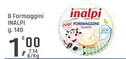 Supermercati Dok 8 Formaggini INALPI offerta