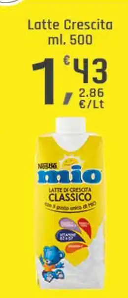 Supermercati Dok Latte crescita NESTLE MIO offerta